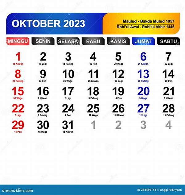 Libur Nasional Bulan Oktober